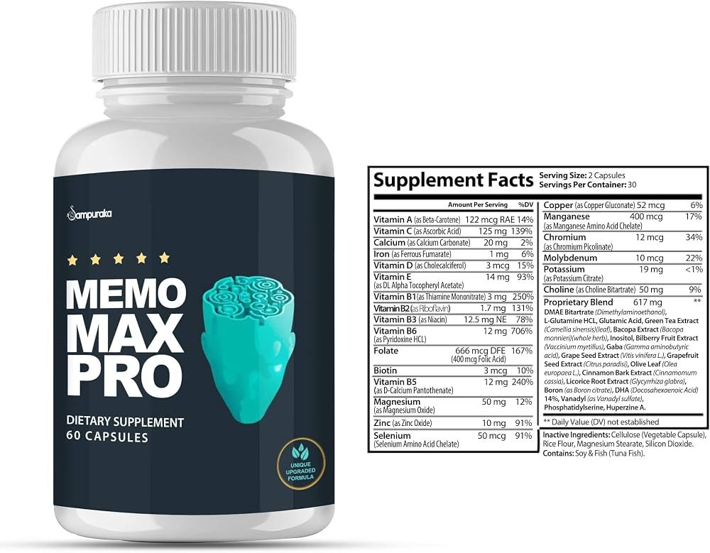 Memo Max Pro bottle
