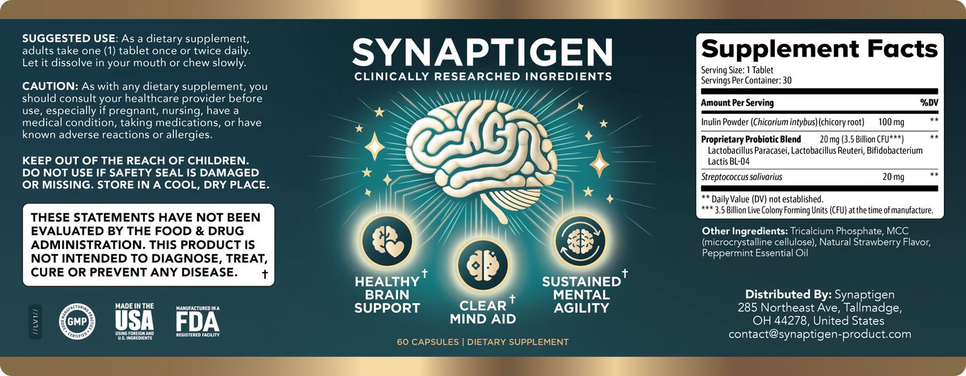 Synaptigen flat label